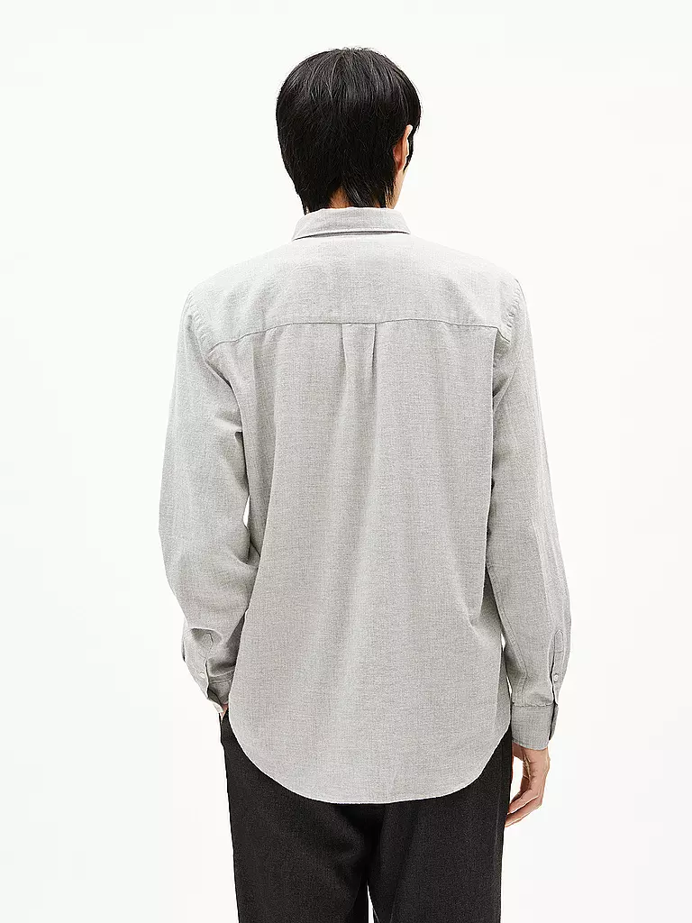 ARMEDANGELS | Hemd Regular Fit ARAAMO | hellgrau