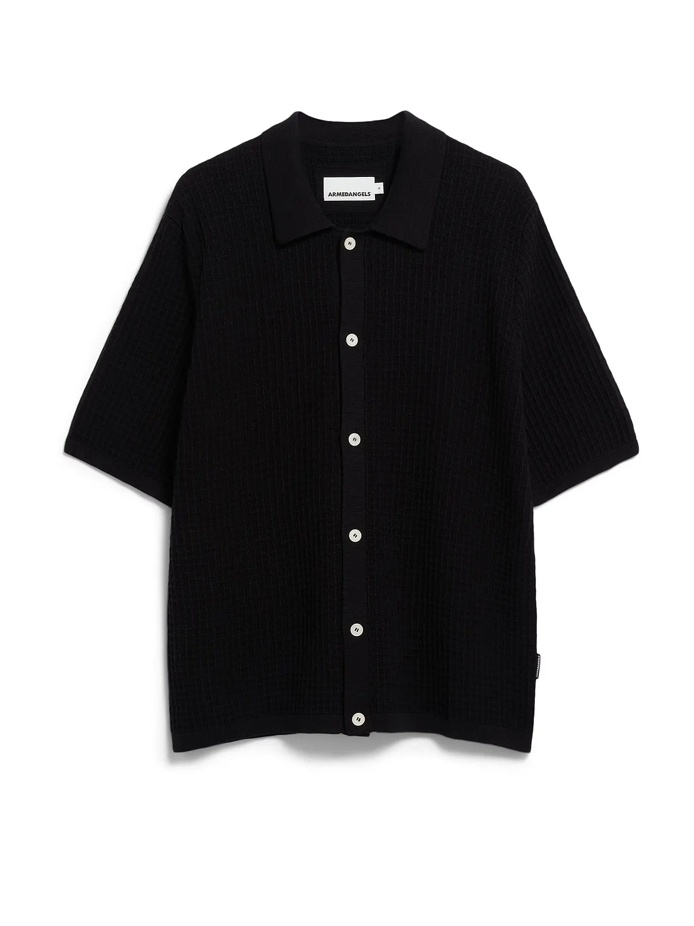 ARMEDANGELS | Hemd Regular Fit EDUAARDO   | schwarz