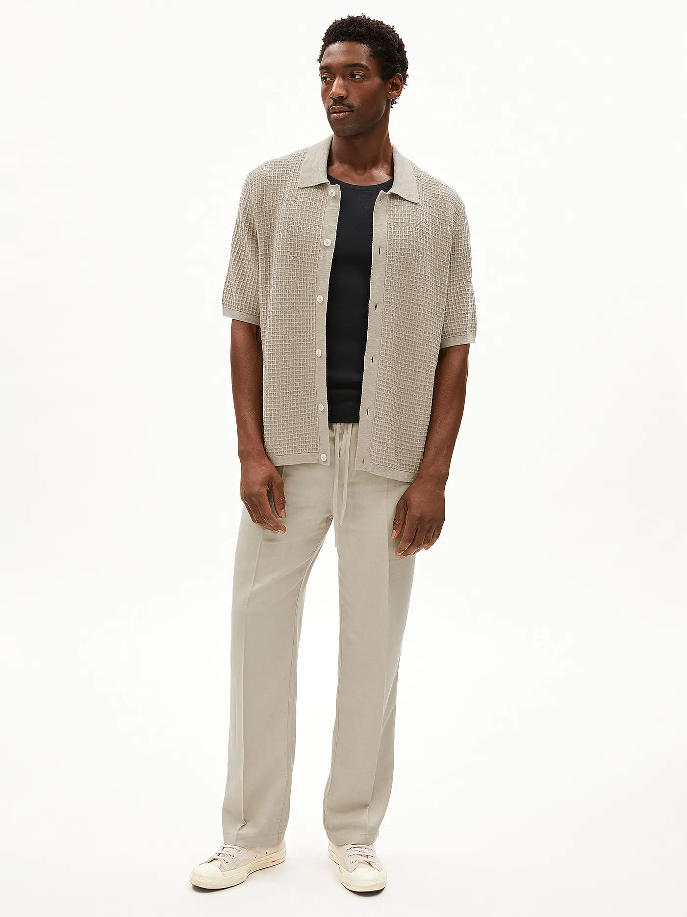 ARMEDANGELS | Hemd Regular Fit EDUAARDO   | beige
