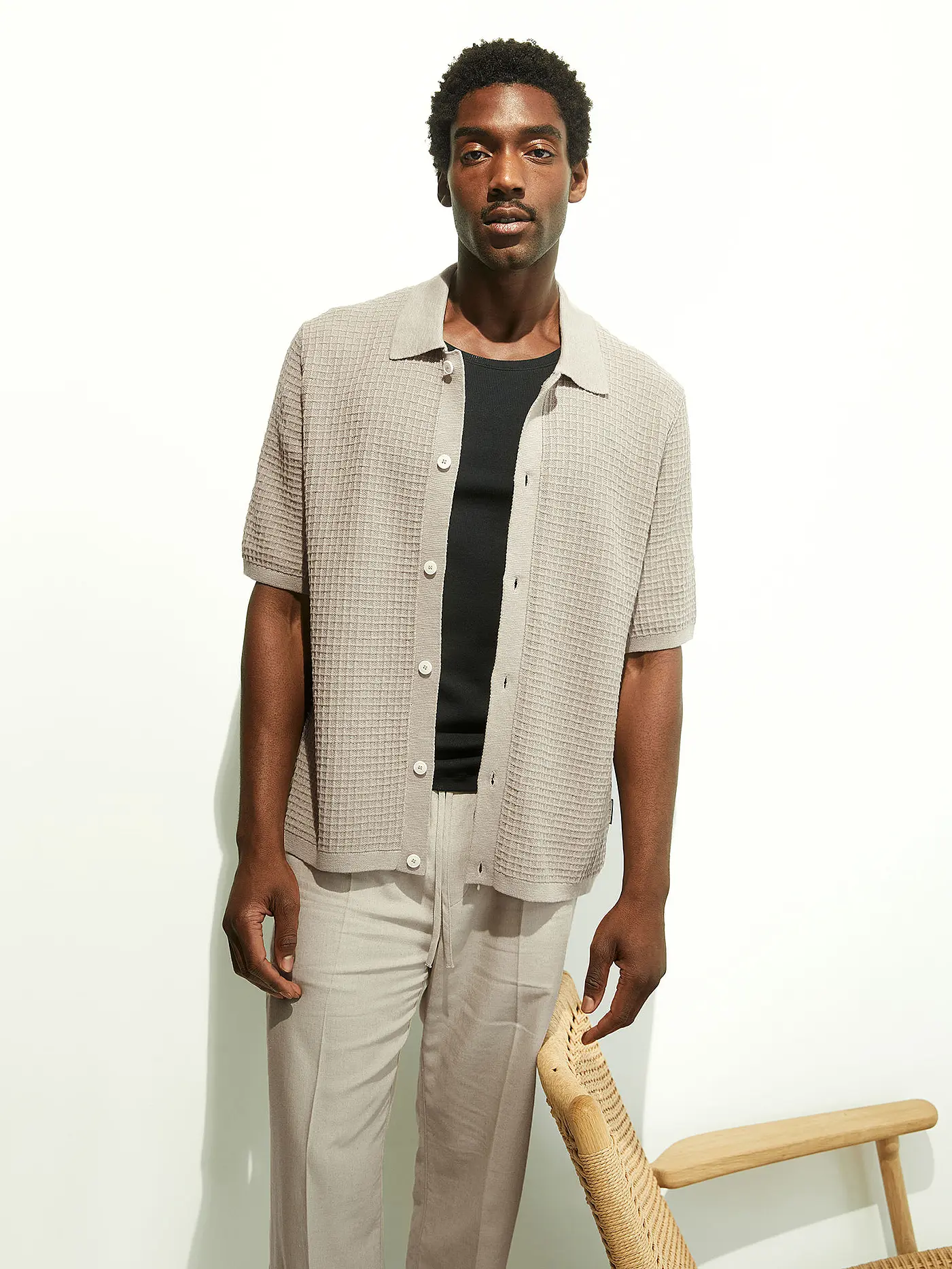 ARMEDANGELS | Hemd Regular Fit EDUAARDO   | beige