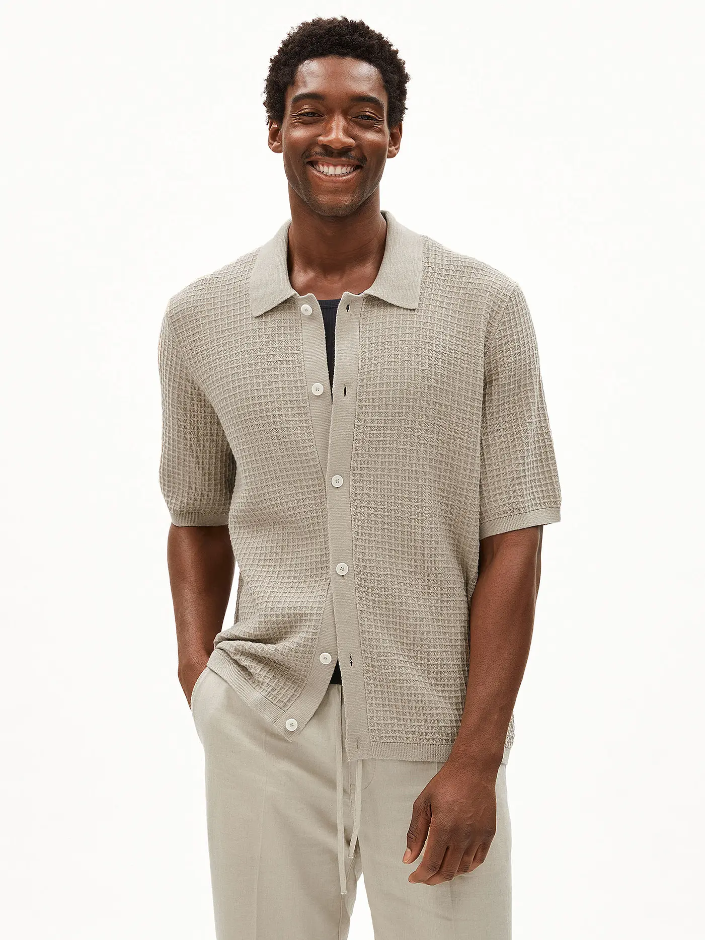 ARMEDANGELS | Hemd Regular Fit EDUAARDO   | beige