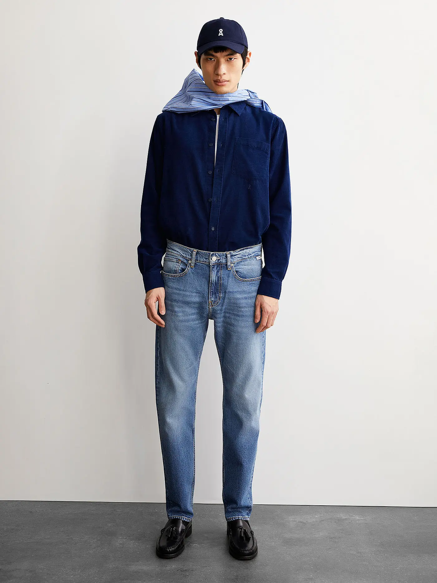 ARMEDANGELS | Hemd Regular Fit SAAMY  | dunkelblau
