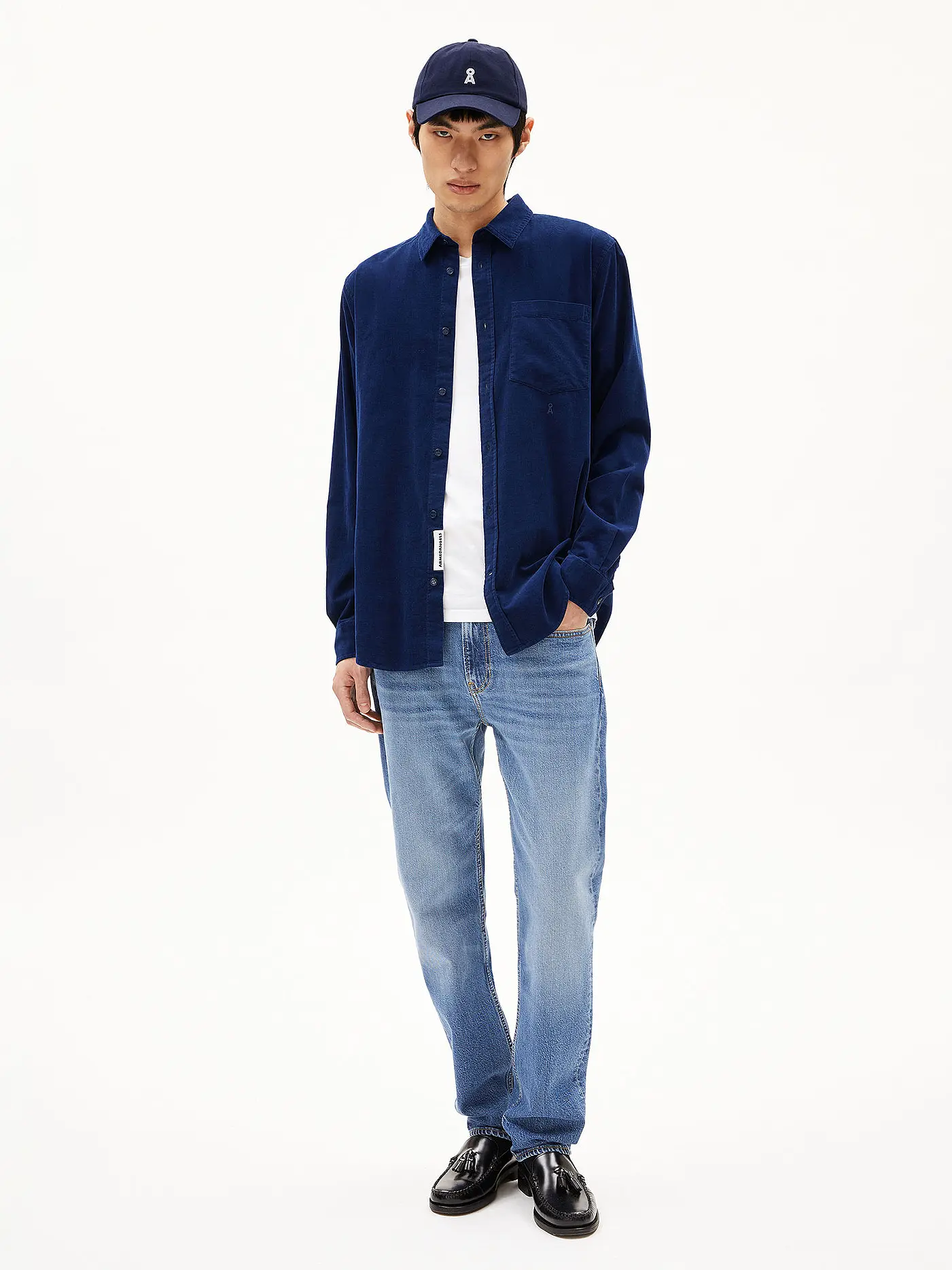 ARMEDANGELS | Hemd Regular Fit SAAMY  | dunkelblau