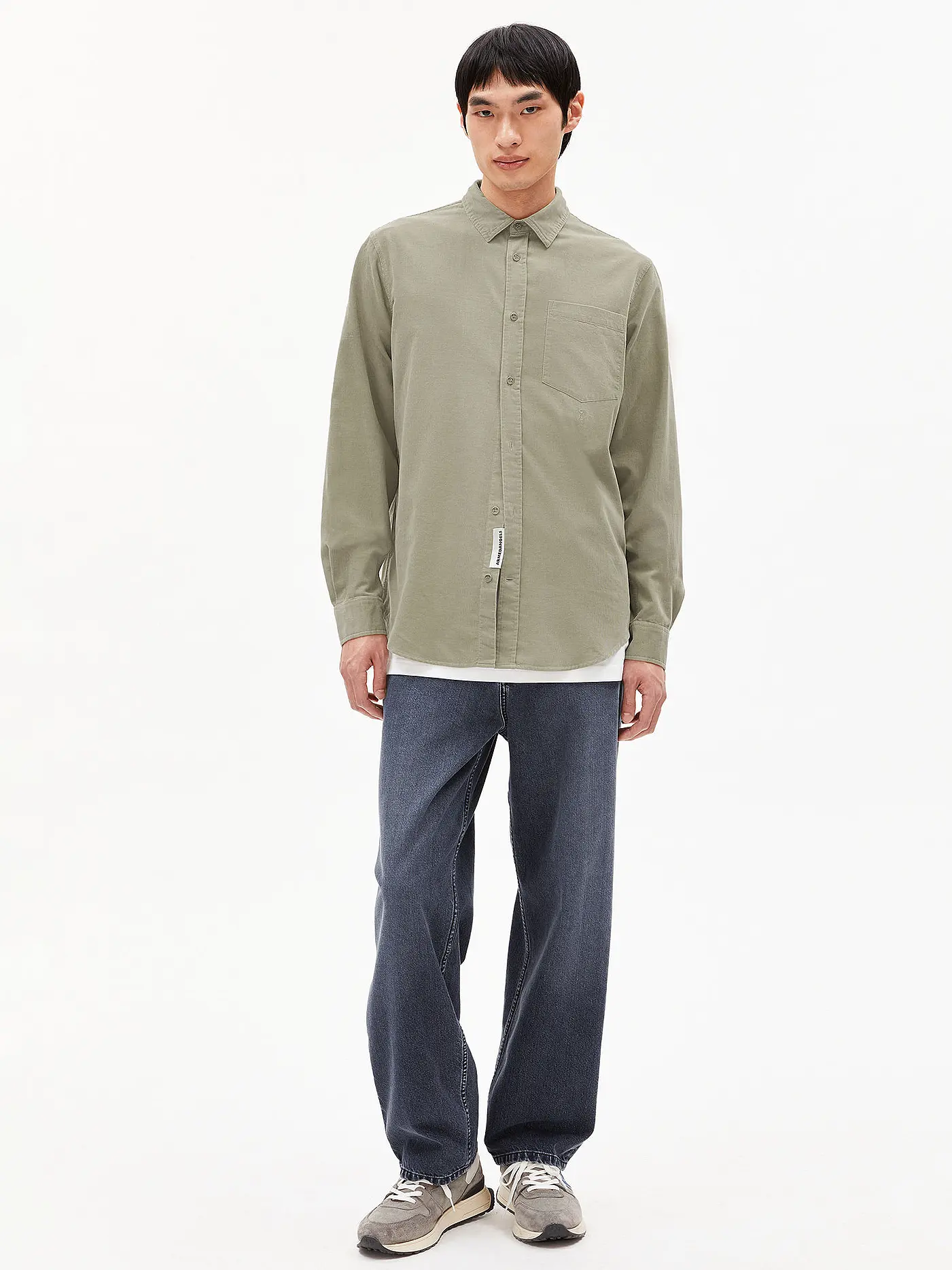 ARMEDANGELS | Hemd Regular Fit SAAMY | hellbraun