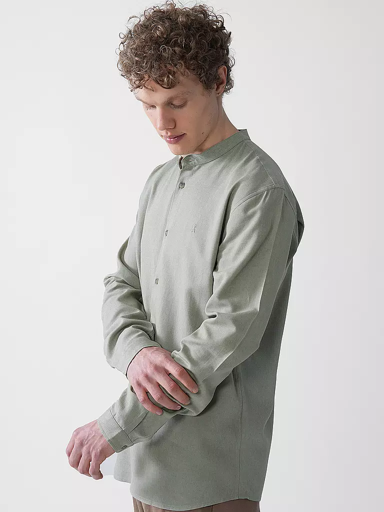 ARMEDANGELS | Hemd Regular Fit VAALERONIMUS | hellgrün