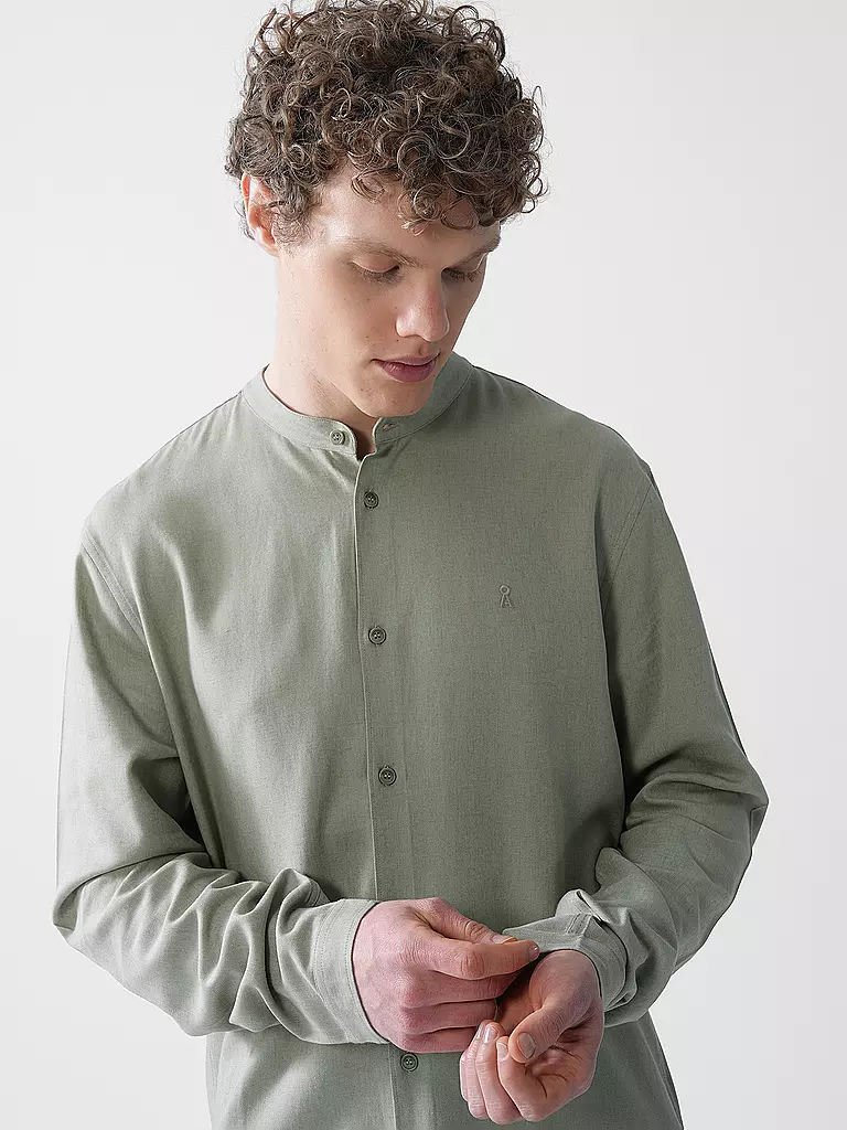ARMEDANGELS | Hemd Regular Fit VAALERONIMUS | hellgrün