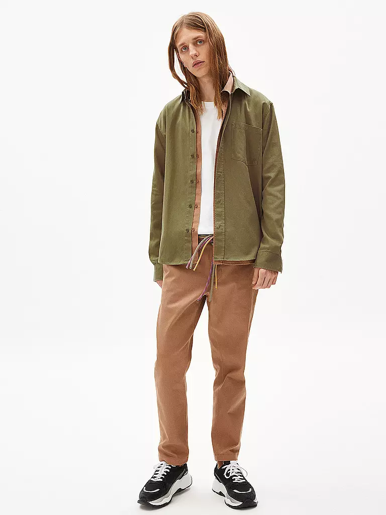 ARMEDANGELS | Hemd Relaxed Fit SKJORTAA | olive