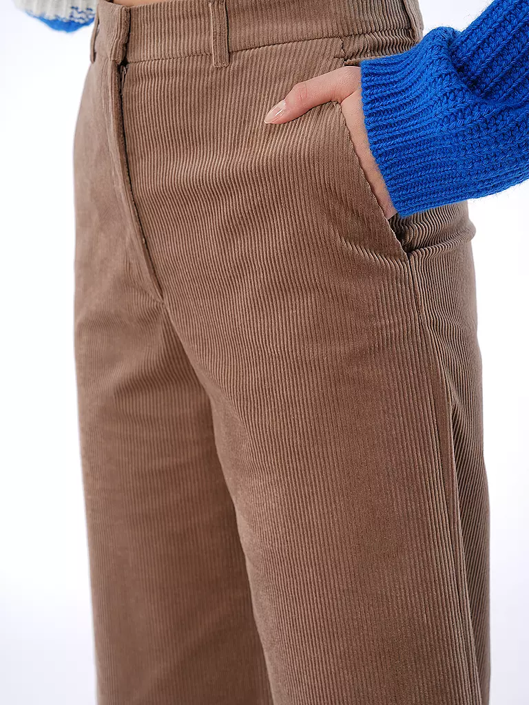 ARMEDANGELS | Hose Wide Leg JAALMA CORDUROY 7/8 | camel