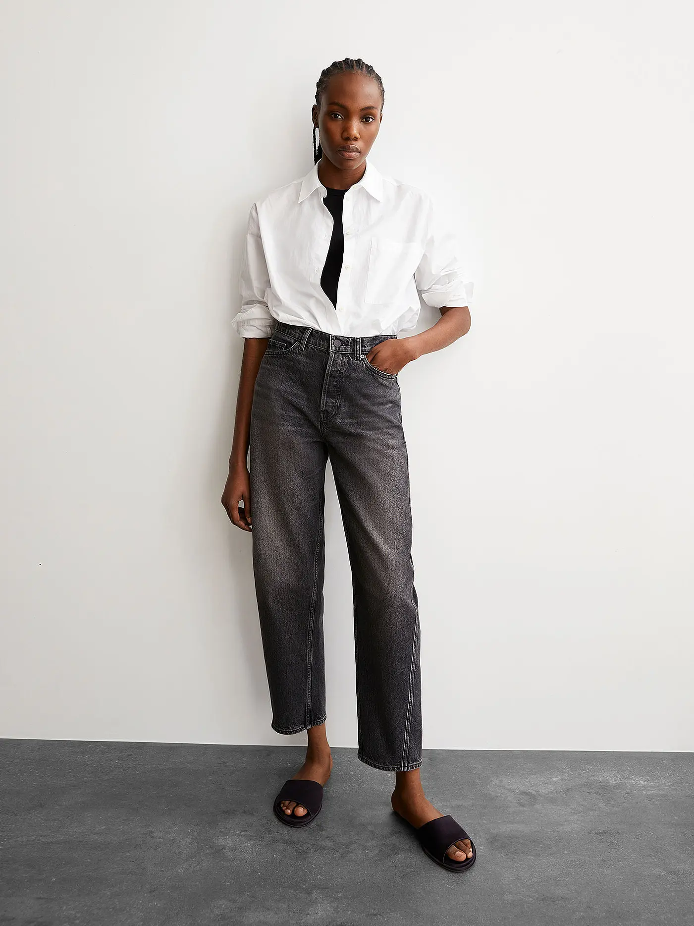 ARMEDANGELS | Jeans Balloon Fit BAARELL | schwarz