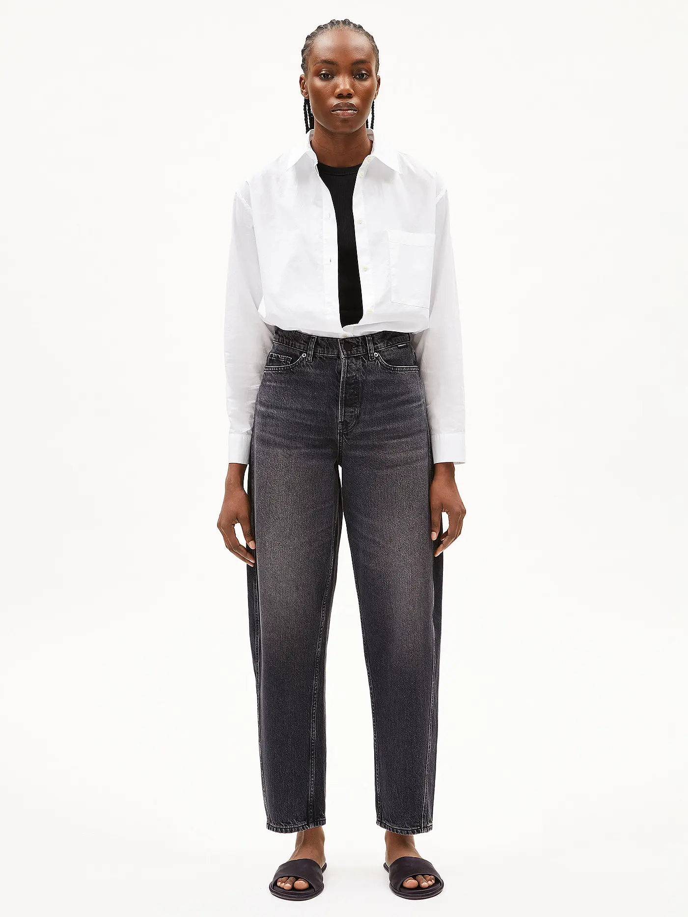 ARMEDANGELS | Jeans Balloon Fit BAARELL | schwarz