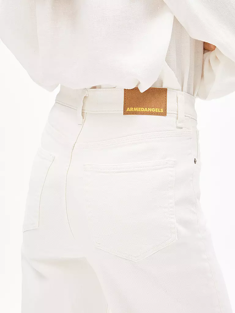 ARMEDANGELS | Jeans Wide Leg 7/8 MURLIAA CROPPED | weiss