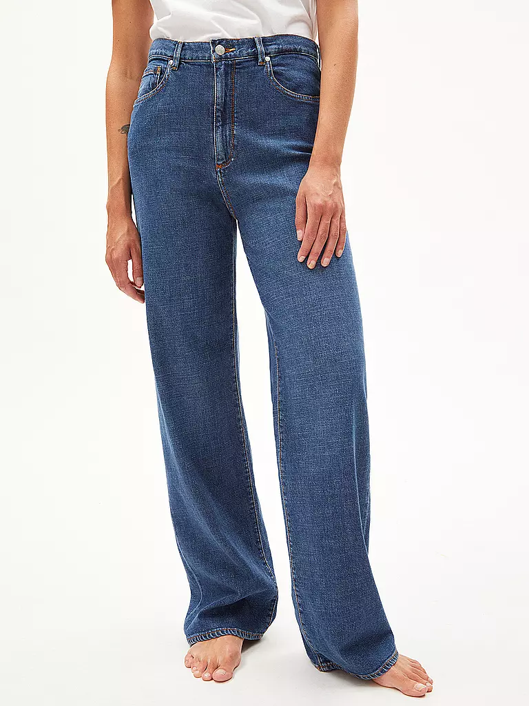 ARMEDANGELS | Jeans Wide Leg ENIJAA HEMP | blau