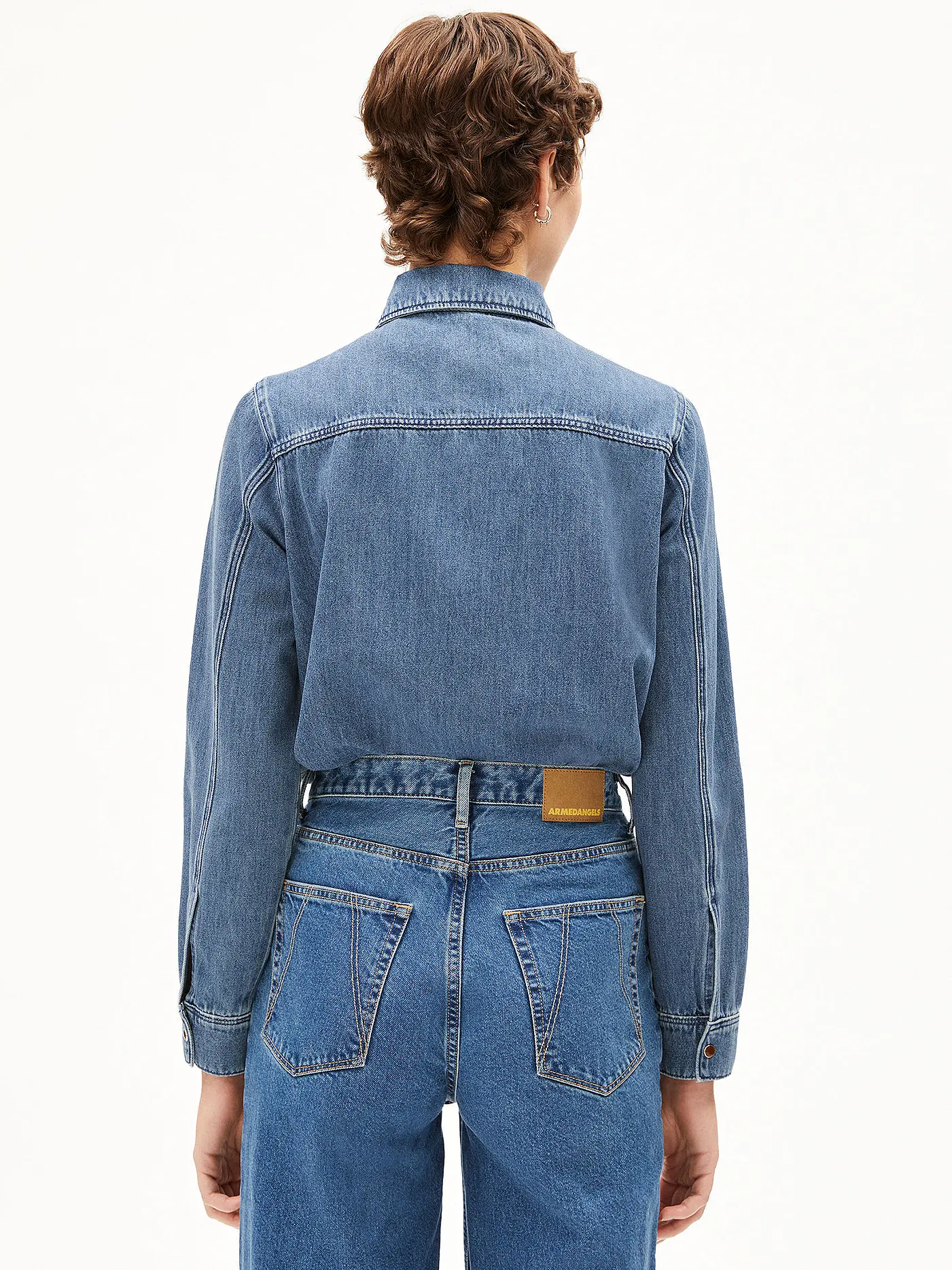 ARMEDANGELS | Jeansbluse AURELAA | blau