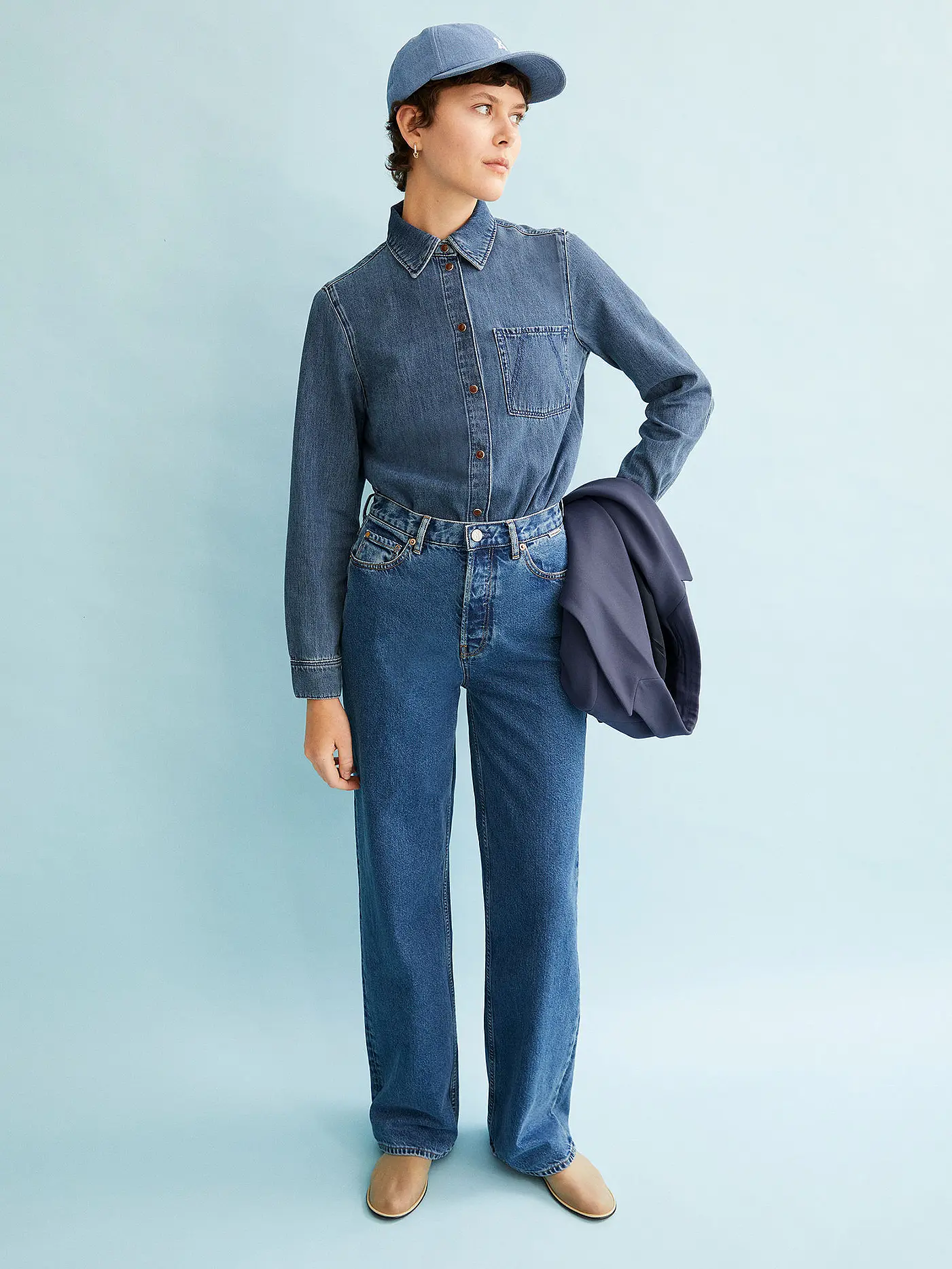 ARMEDANGELS | Jeansbluse AURELAA | blau