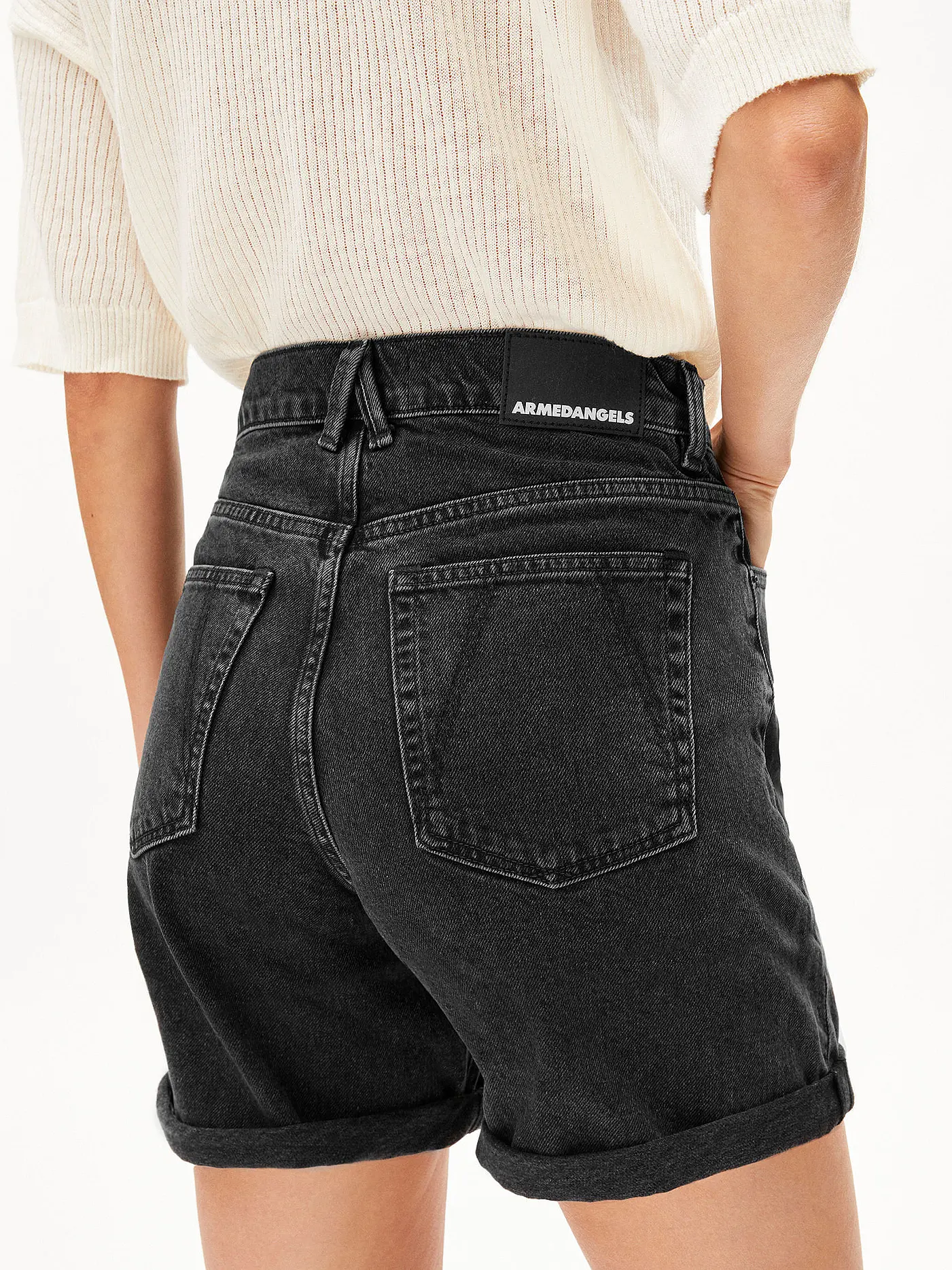 ARMEDANGELS | Jeansshorts SHEAARI  | schwarz