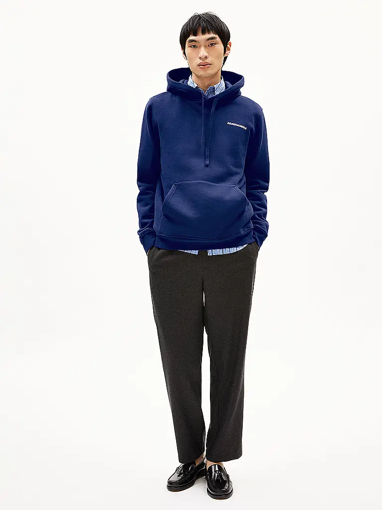 ARMEDANGELS | Kapuzensweater - Hoodie PAARLO | dunkelblau