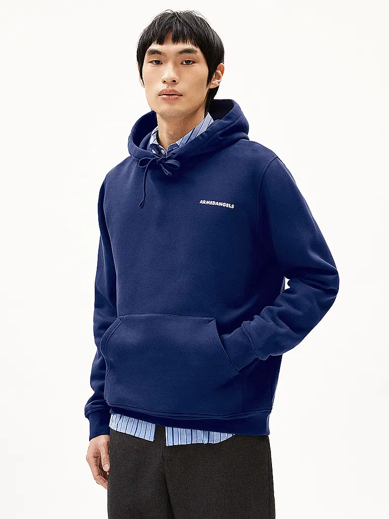 ARMEDANGELS | Kapuzensweater - Hoodie PAARLO | dunkelblau