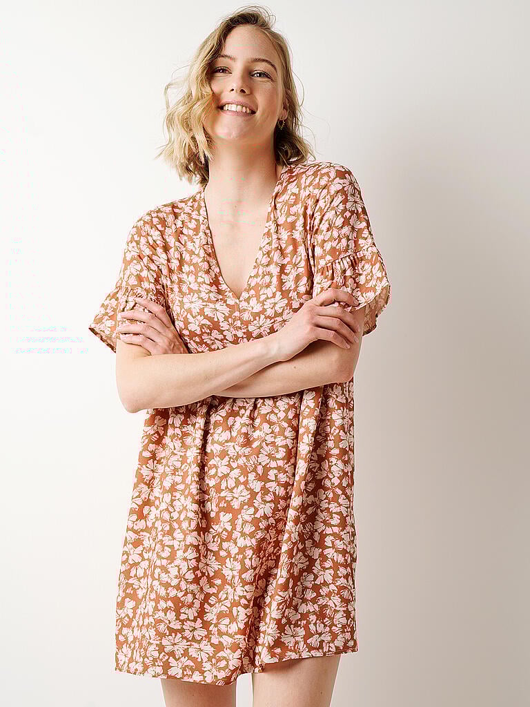 ARMEDANGELS Kleid Aaino Straw Flower Camel