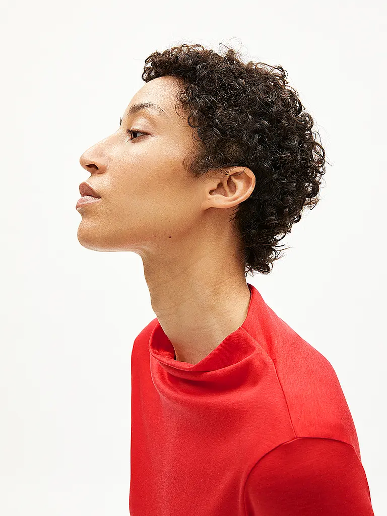 ARMEDANGELS | Langarmshirt CALUNAA | rot