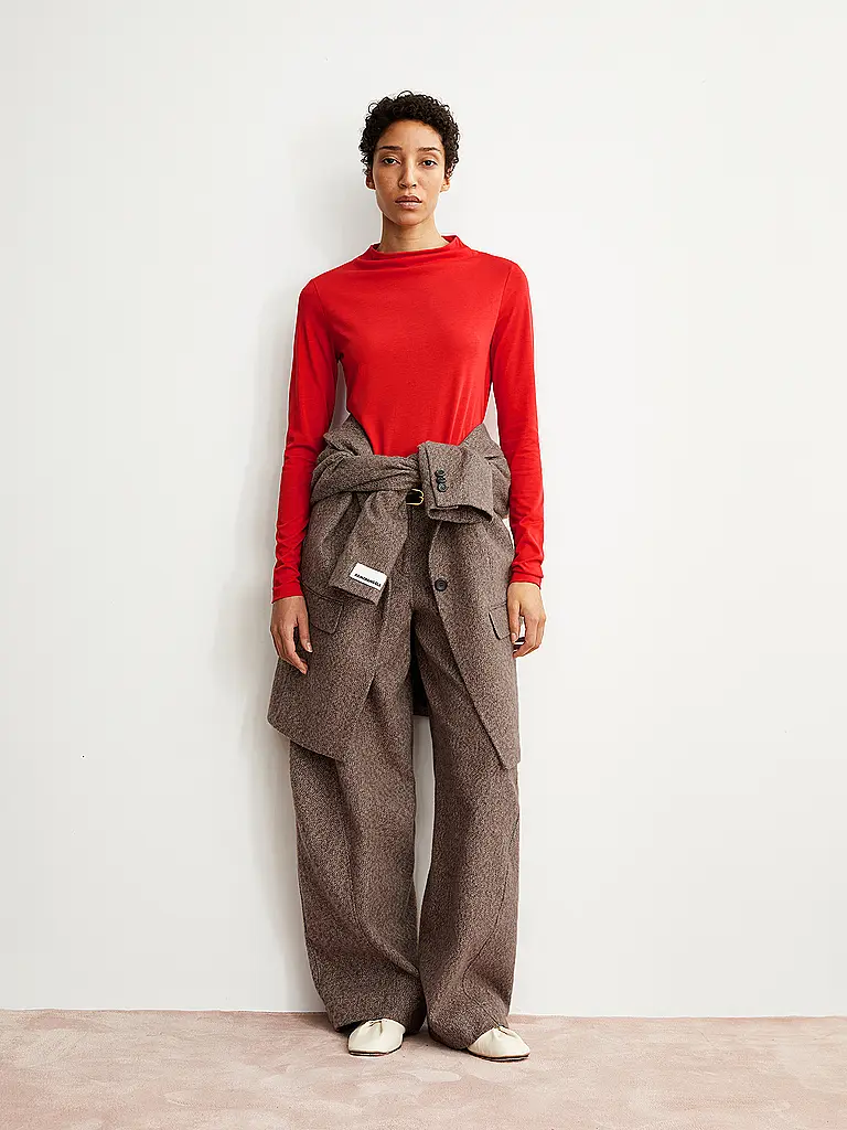 ARMEDANGELS | Langarmshirt CALUNAA | rot