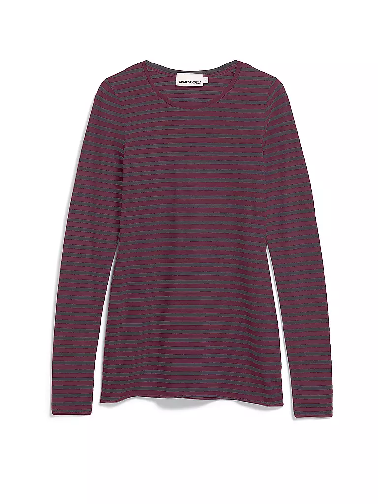 ARMEDANGELS | Langarmshirt EINAARA | dunkelrot