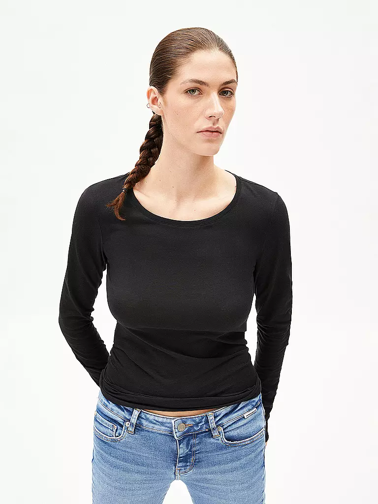 ARMEDANGELS | Langarmshirt EINIAARA | weiss