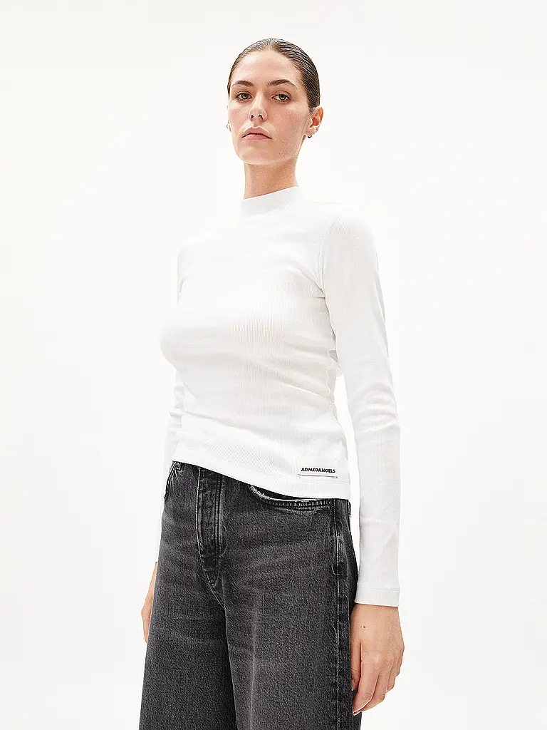 ARMEDANGELS | Langarmshirt FARIMAARA | weiss
