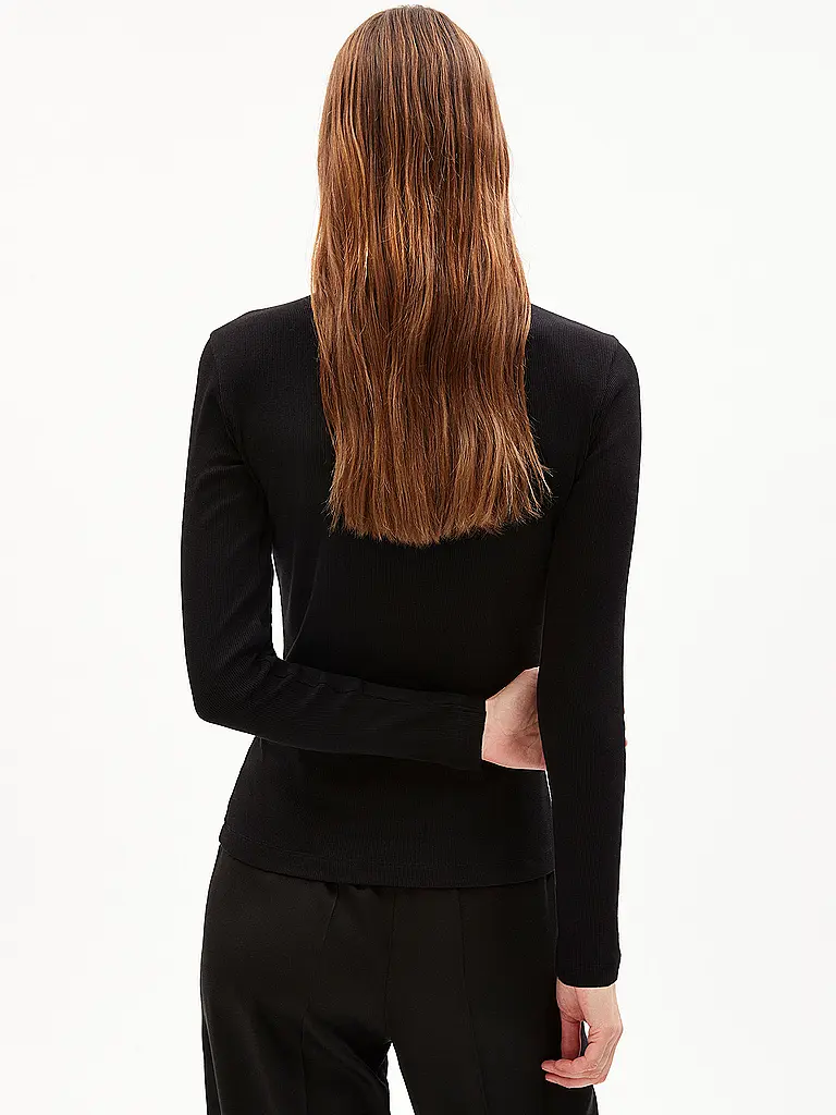 ARMEDANGELS | Langarmshirt FATIMAARA | schwarz