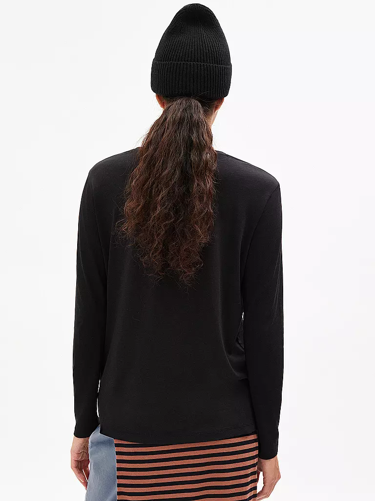ARMEDANGELS | Langarmshirt Kosmaa | schwarz