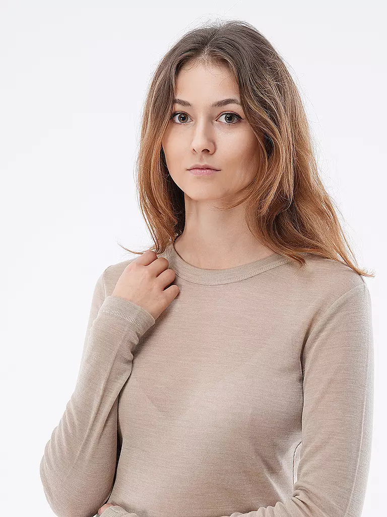 ARMEDANGELS | Langarmshirt MARIAA ANNAA | beige