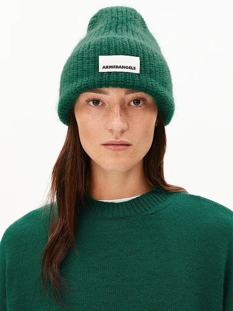 ARMEDANGELS | Mütze - Haube SNOWAA | dunkelgrün