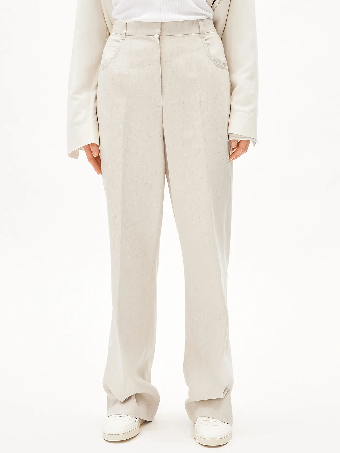 ARMEDANGELS | Marlenehose JUMAA | creme