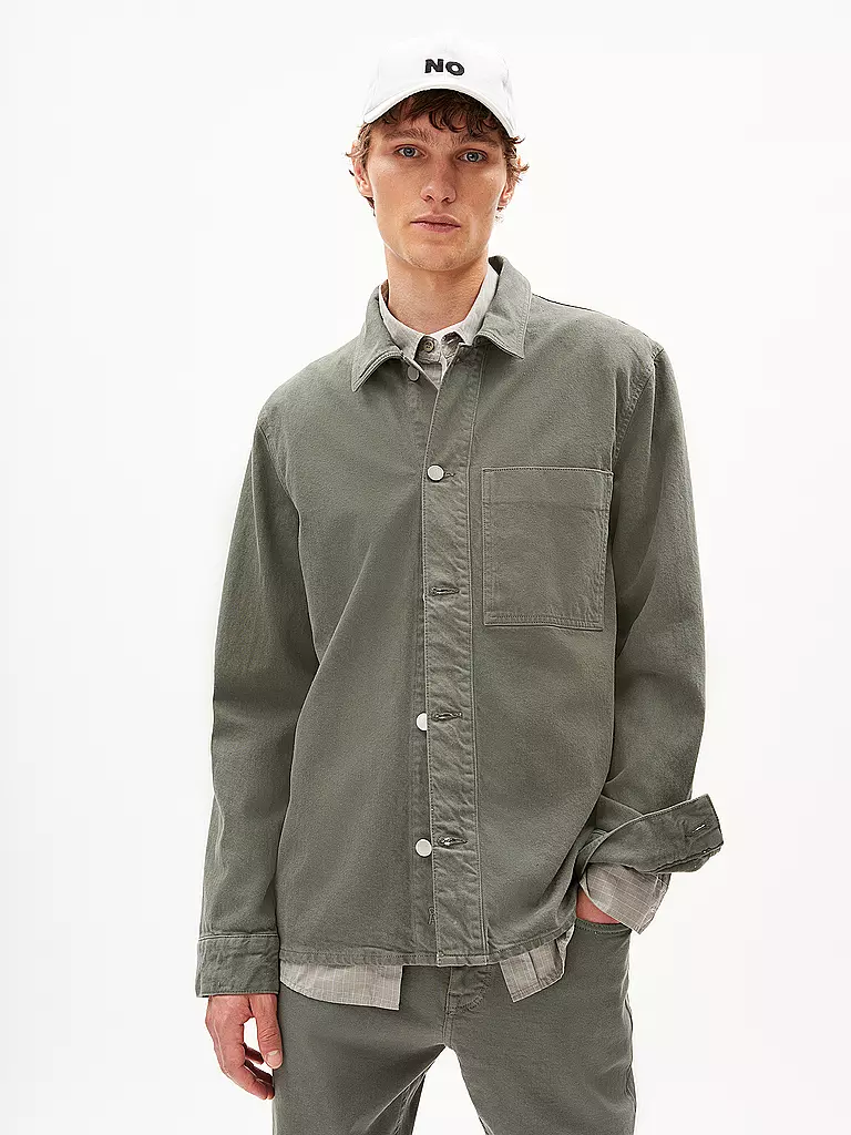 ARMEDANGELS | Overshirt FAARN GMT DYE | grau