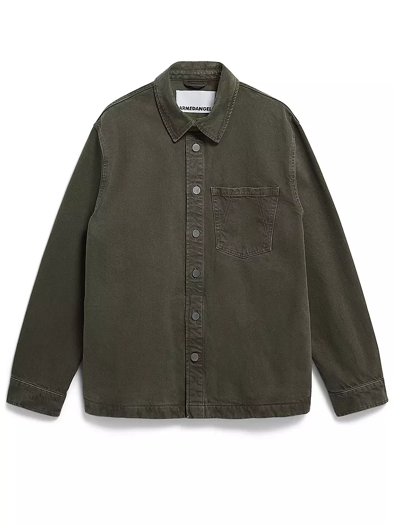 ARMEDANGELS | Overshirt YUNAAI CORDUROY | olive