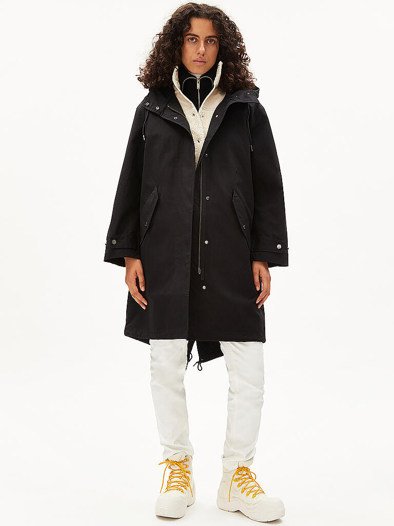 ARMEDANGELS | Parka PENEDAA | schwarz
