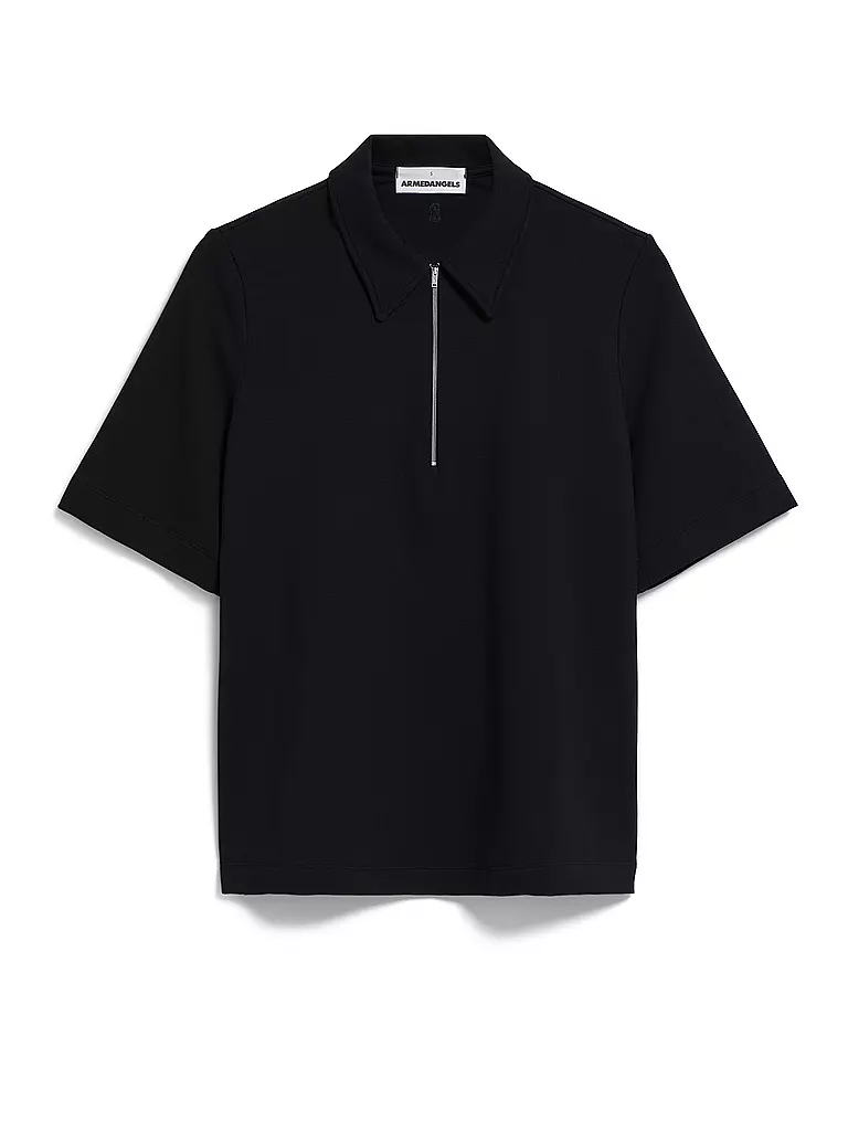 ARMEDANGELS | Poloshirt MARIAA GUADALUPE | schwarz