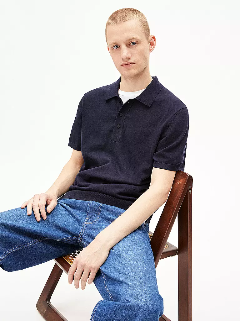 ARMEDANGELS | Poloshirt TAAKOS | blau