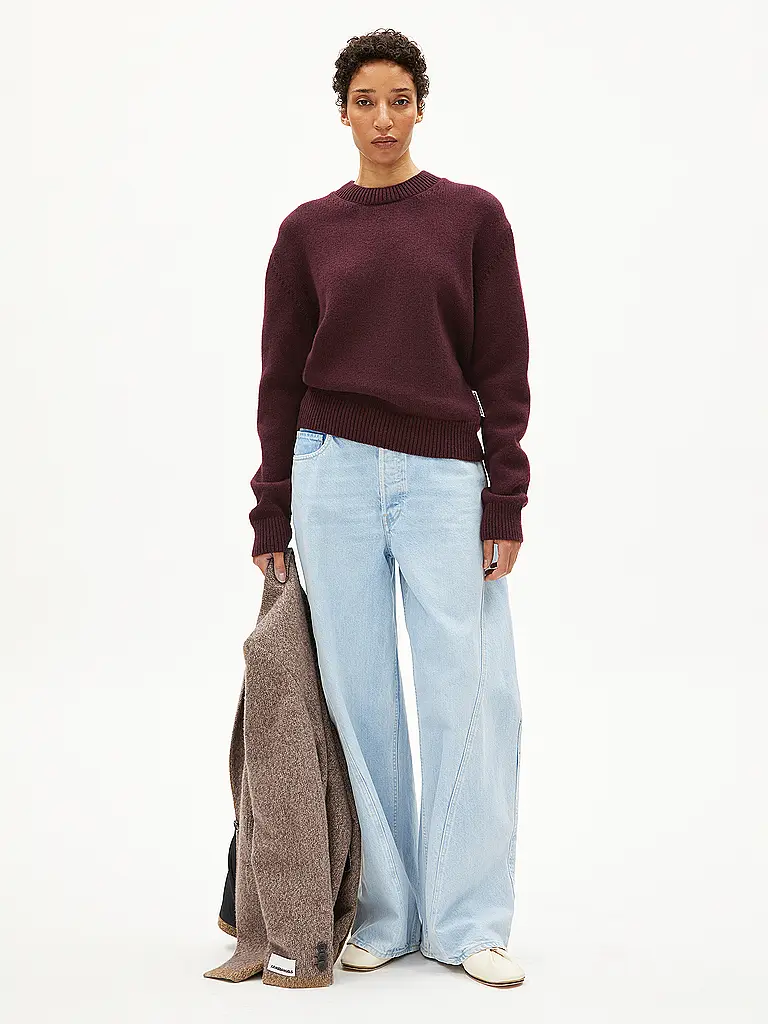 ARMEDANGELS | Pullover BALBAA | dunkelrot