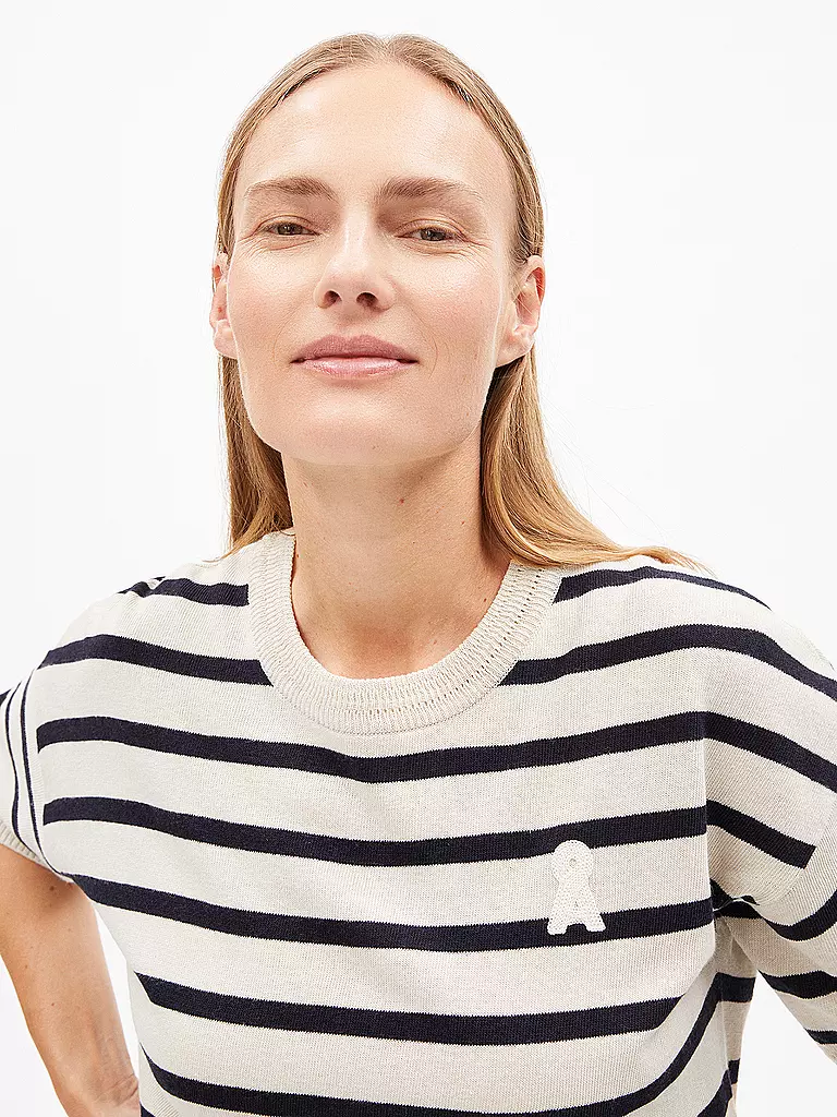 ARMEDANGELS | Pullover LIZAA LINO STRIPES | rot