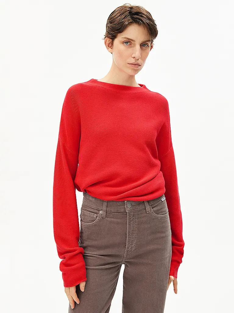 ARMEDANGELS | Pullover MERINAA | rot