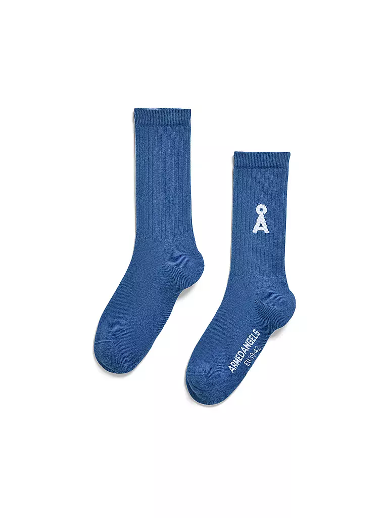 ARMEDANGELS | Socken SAAMUS BOLD dark morning | blau