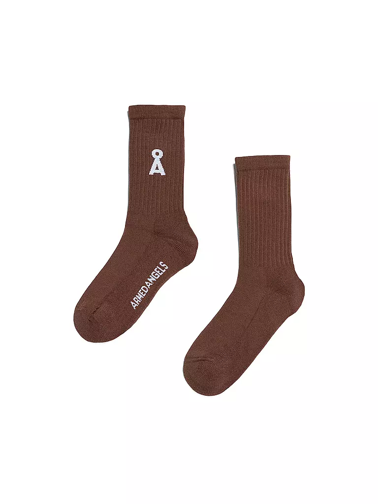 ARMEDANGELS | Socken SAAMUS BOLD deep brown | braun