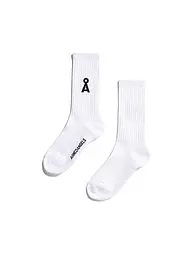 ARMEDANGELS | Socken SAAMUS BOLD space steel | weiss