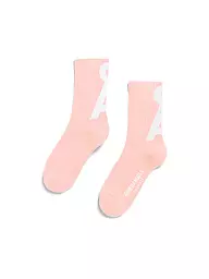 ARMEDANGELS | Socken SAAMUS white-dynamo blue | rosa