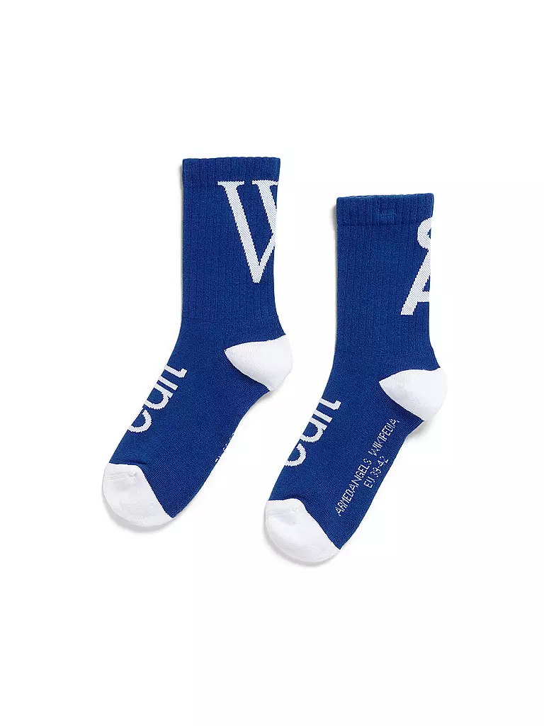 ARMEDANGELS | Socken SAAMUS SHORT WIKIPEDIA | blau