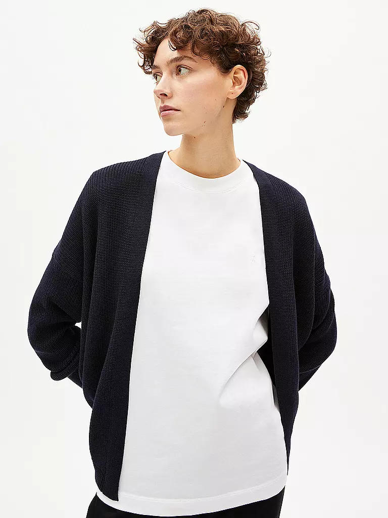 ARMEDANGELS | Strickjacke Loose Fit VIDANAA | grün