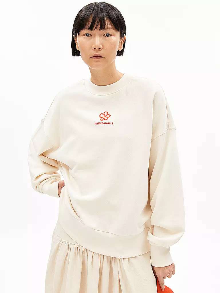 ARMEDANGELS | Sweater ALIZAA FLOWER | creme