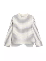 ARMEDANGELS | Sweater Oversized Fit FRANKAA  STRIPES | creme