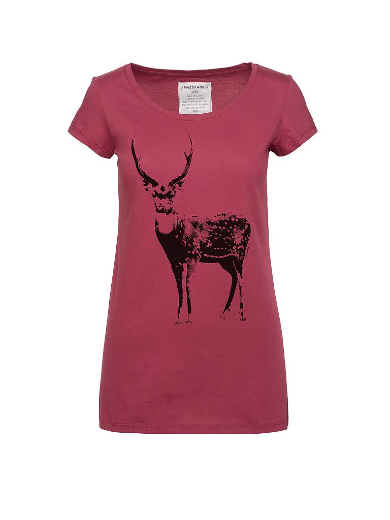 ARMEDANGELS | T-Shirt "Uma Nordic Deer" | rot