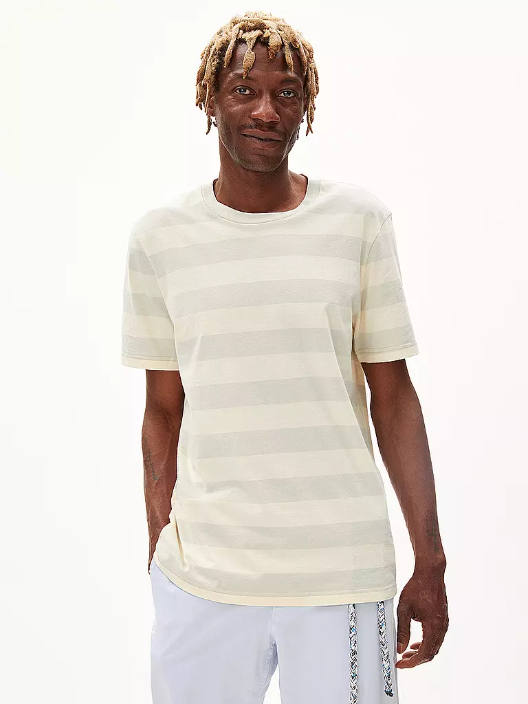 ARMEDANGELS | T-Shirt AADONI BOLD  | beige